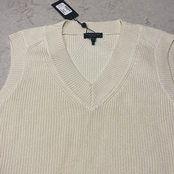 NWT RAG & BONE V-NECK SWEATER VEST - Picture 2 of 6